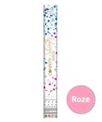 Jep-Party Gender Reveal Roze 40 cm Confetti Shooter 919094, Verzenden, Nieuw