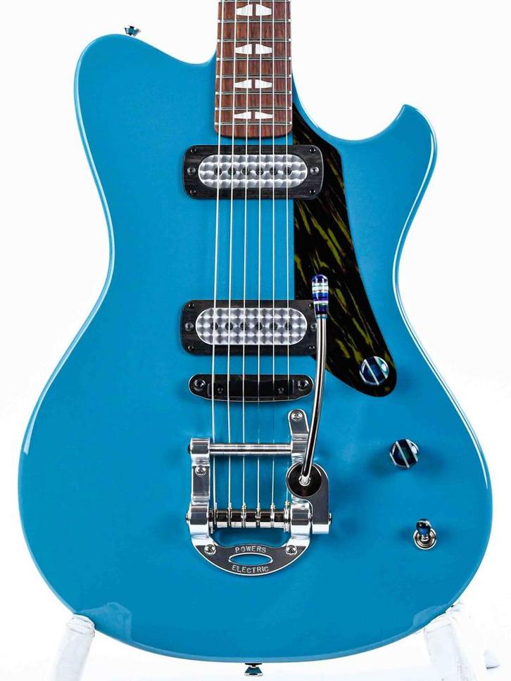 Powers Electric A Type Cascade Blue (Elektrische Gitaren), Muziek en Instrumenten, Snaarinstrumenten | Gitaren | Elektrisch, Nieuw