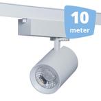 *TIP*  LED RAILVERLICHTING EOS WIT 10 SPOTS + 10M RAILS, Ophalen of Verzenden