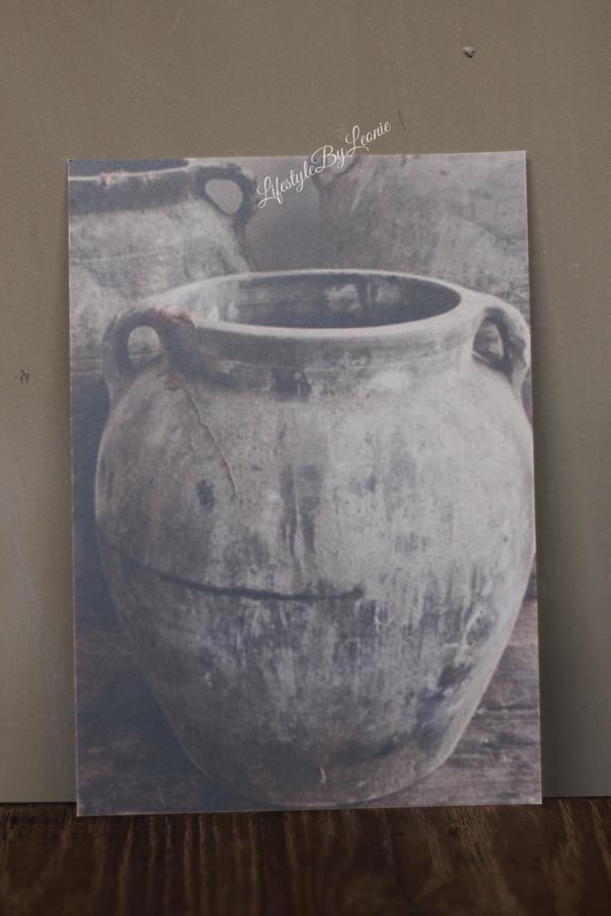 Sobere kaart Chinese kruik, Huis en Inrichting, Woonaccessoires | Overige, Nieuw, Ophalen of Verzenden