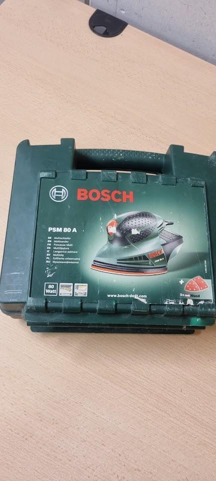 BOSCH PSM 80 A, Doe-het-zelf en Verbouw, Gereedschap | Schuurmachines, Bandschuurmachine, Gebruikt, Ophalen of Verzenden