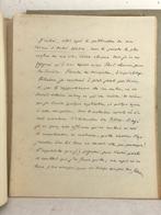 Signé; André Gide - [Fac-similé] Fragment de Si le Grain ne, Antiek en Kunst