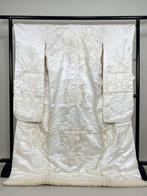 Witte Uchikake Kimono (Witte Bruidskimono), Off-White Zijde