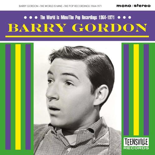 cd - Barry Gordon - The World Is Mine / The Pop Recording..., Cd's en Dvd's, Cd's | Overige Cd's, Zo goed als nieuw, Verzenden