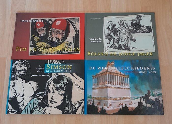 Hans G. Kresse albums - 4 Album - Eerste druk - 2012/2019, Boeken, Stripboeken