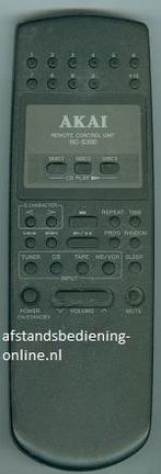 Afstandsbediening Akai rc-s300, Ophalen of Verzenden, Nieuw, Origineel