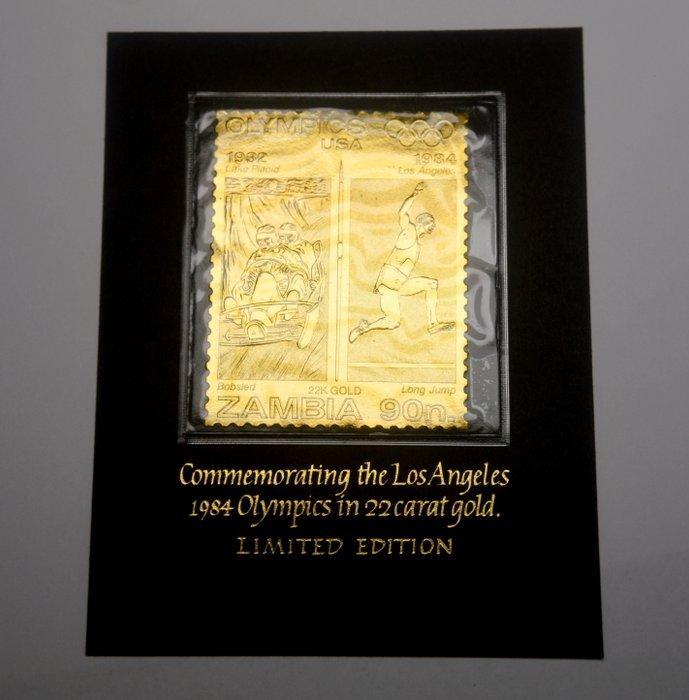 Zambia. Medal Commemorating the Los Angeles 1984 Olympics in, Postzegels en Munten, Munten | Europa | Niet-Euromunten