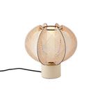 Japandi tafellamp beige 32cm - Gertie, Huis en Inrichting, Lampen | Tafellampen, Nieuw, Overige materialen, Japandi, Minder dan 50 cm