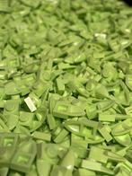 Lego Stenen - Lego 1x2 plate teeth yellowish green 500 stuks, Nieuw