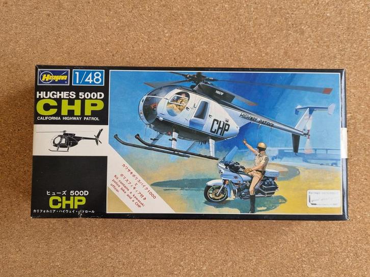 Hasegawa U8 Hughes 500D CHP 1:48, Hobby en Vrije tijd, Modelbouw | Vliegtuigen en Helikopters, Hasegawa, Verzenden