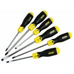 Schroevendraaierset 6-delig cushiongrip Stanley | 0-65-007, Verzenden, Nieuw