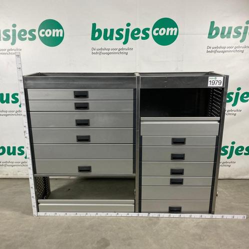 Aluca aluminium gebruikte bedrijfswagen inrichting (nr 1979), Auto diversen, Auto-accessoires, Gebruikt, Ophalen of Verzenden