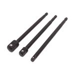 Benson Boormachine verloopset - 3 adapters - 1/4, 3/8,..., Ophalen of Verzenden, Nieuw