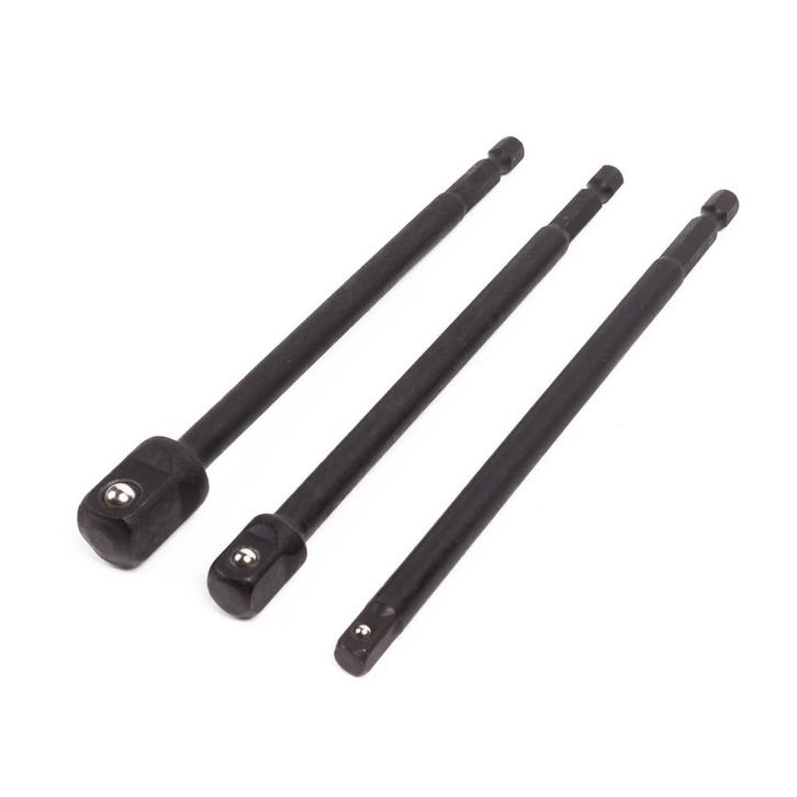 Benson Boormachine verloopset - 3 adapters - 1/4, 3/8,..., Doe-het-zelf en Verbouw, Gereedschap | Handgereedschap, Nieuw, Ophalen of Verzenden