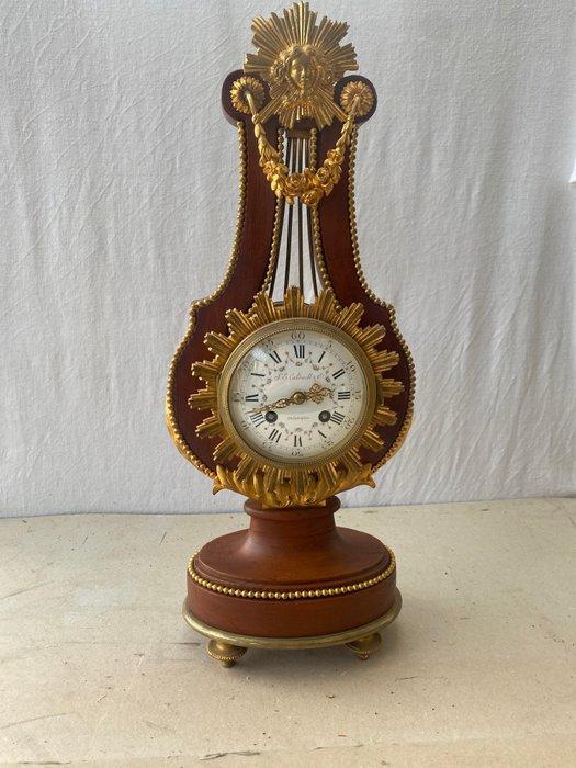 Lierklok - Canal - Hout, Messing - 1850-1900, Antiek en Kunst, Antiek | Klokken