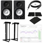 Yamaha HS5 (2x) + statieven + monitorkalibratie + pads +, Verzenden, Nieuw