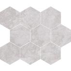 Mozaïek Cristacer Titanium 35.5x29.2cm Hexagon Silver (Prijs, Nieuw, Ophalen of Verzenden