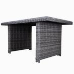Ibiza XL lounge-diningtafel 140x80xH70 cm antraciet, Tuin en Terras, Ophalen of Verzenden, Nieuw, Wicker