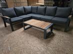 Showroommodel Costa Rica hoek loungeset 5 delig aluminium, Ophalen of Verzenden, Nieuw
