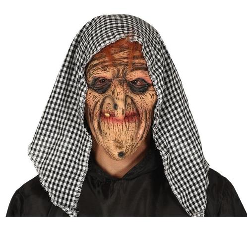 Halloween Heksen Masker Kap, Hobby en Vrije tijd, Feestartikelen, Nieuw, Verzenden