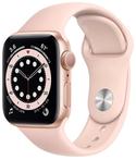 Apple Watch Series 6 40 mm kast van goud aluminium met roze