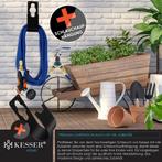 Flexibele Tuinslang - Inc. sproeikop - 15 meter - Blauw, Huis en Inrichting, Verzenden, Zo goed als nieuw