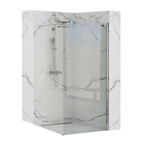 REA Douchewand met slank profiel - 8 mm veiligheidsglas -..., Doe-het-zelf en Verbouw, Sanitair, Nieuw, Ophalen of Verzenden