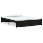 Massief Grenen Bed 140x190 | Laatste Stuk! (Bedframe), Huis en Inrichting, Slaapkamer | Bedden, Verstelbaar, Zwart, Nieuw, Twijfelaar