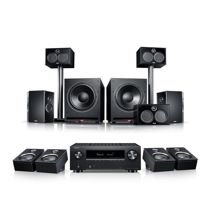 Teufel | Dolby Atmos Home Cinema – System 6 THX + Denon, Audio, Tv en Foto, Home Cinema-sets, Nieuw