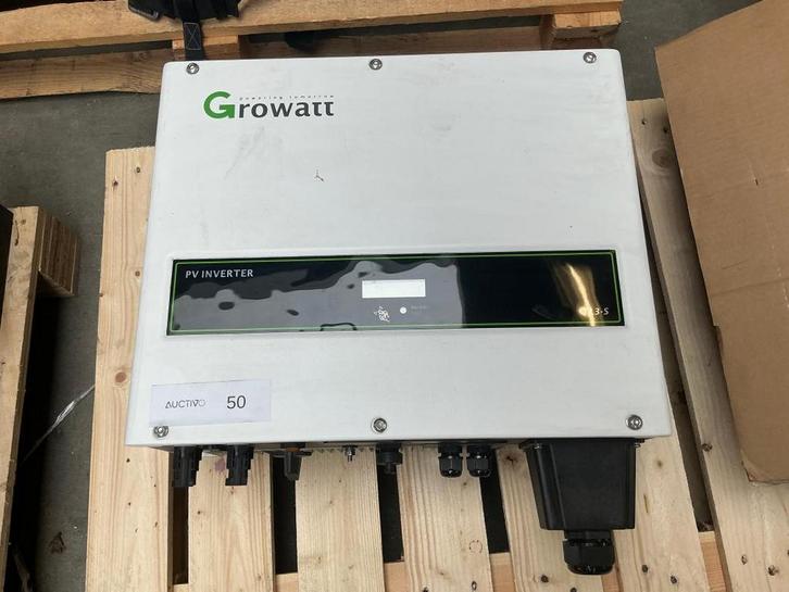 Online veiling: Growatt 8000 TL3-S Omvormer, Doe-het-zelf en Verbouw, Zonnepanelen en Toebehoren, Zo goed als nieuw
