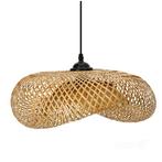 BOHO hanglamp Brugia M Ø50cm Naturel Bamboe - E27 fitting.., Ophalen of Verzenden, Nieuw
