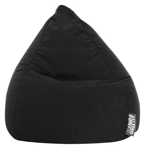 Kinder Zitzak BeanBag Easy L - Zwart, Huis en Inrichting, Zitzakken, Verzenden