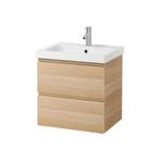 Badmeubelset Wiesbaden Vision Oak 60x46x53 cm, Doe-het-zelf en Verbouw, Ophalen of Verzenden, Nieuw, Bad