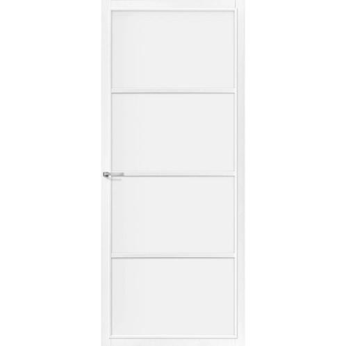 Cando binnendeur SHEFFIELD 83x211,5 (Opdek rechtsdraaiend), Doe-het-zelf en Verbouw, Deuren en Horren, Nieuw, Glas, Hout, Binnendeur