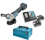 Makita DGA519RTJ 18V Li-ion accu haakse slijper set