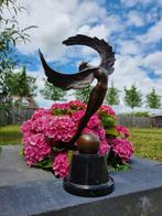 Beeld, Large Angel Statue in Bronze 37cm - 37.5 cm - Brons