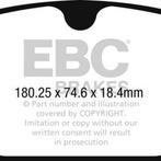 EBC 2017+ Volvo S90 2.0L Turbo Redstuff Front Brake Pads -, Auto-onderdelen, Ophalen of Verzenden, Nieuw