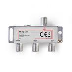 F connector splitter - Nedis (3-weg, 6.8 dB), Computers en Software, Verzenden, Nieuw