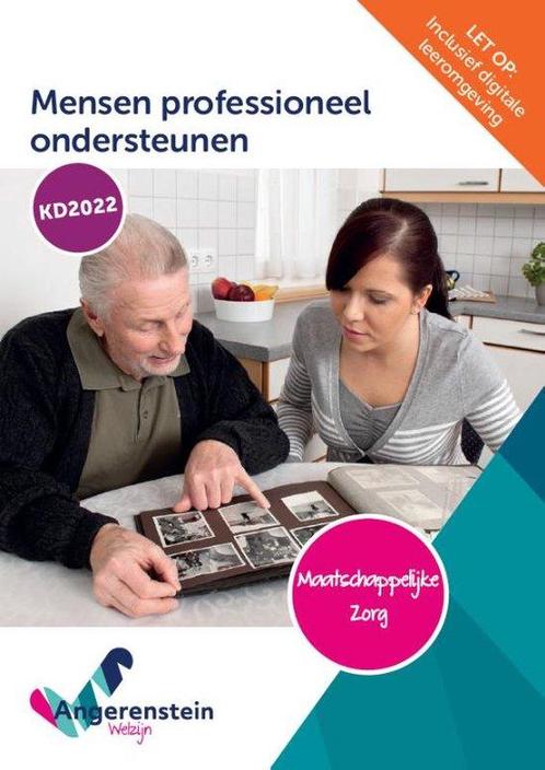 Boek Mensen professioneel ondersteunen combipakket 978903726, Boeken, Studieboeken en Cursussen, Zo goed als nieuw, Verzenden