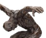 sculptuur, Abstracte man in atletische pose - 28 cm - Brons