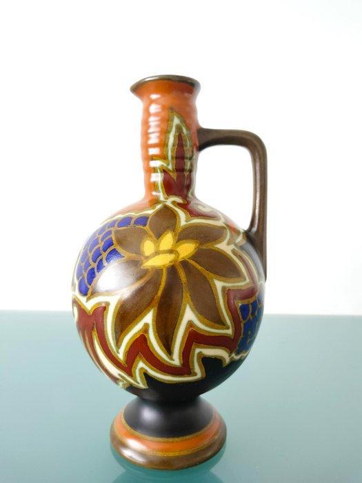 Plateelbakkerij Zuid Holland, Gouda - Kan - Nadro-decor,, Antiek en Kunst, Kunst | Designobjecten