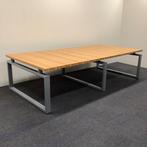 Tweedehands sTOFFEERDER Artifort vergadertafel zebrano blad,, Ophalen of Verzenden, Gebruikt, Bureau