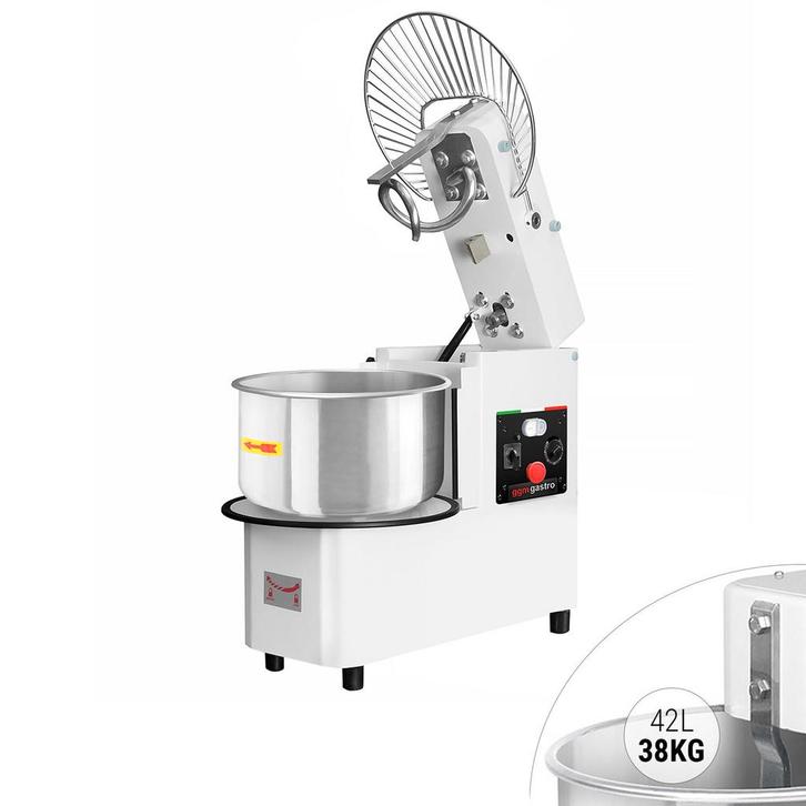 GGM Gastro | Deegmixer - 42 liter / 38 kg - 2 snelheden - |, Witgoed en Apparatuur, Keukenmixers, Verzenden