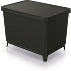 Prosperplast - Keden SYSTEMA afvalbak - 4x10L - Zwart, Verzenden, Zo goed als nieuw