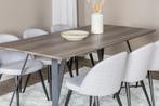 Eetkamertafel - Brita - 180x90 cm - Whitewash - Jörn, Verzenden, Nieuw