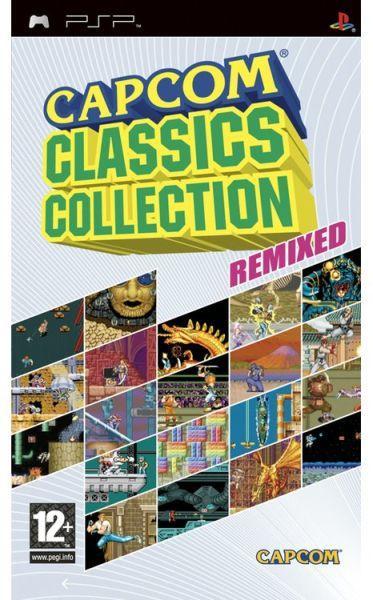 Capcom Classics Collection Remixed-Standaard (PSP) Gebruikt, Spelcomputers en Games, Games | Sony PlayStation Portable, Zo goed als nieuw