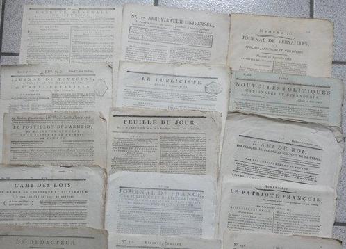 Journaux de la Révolution Française - 1789-1799, Antiek en Kunst, Antiek | Boeken en Bijbels