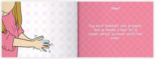 Islamitisch boek: Ik leer de wassing (voor meisjes), Boeken, Godsdienst en Theologie, Zo goed als nieuw, Verzenden