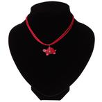 Kinderketting rood met schildpad NIEUW, Sieraden, Tassen en Uiterlijk, Kettingen, Ophalen of Verzenden, Nieuw, Rood