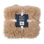 plaid tibetaans lam beige 130x170cm, Huis en Inrichting, Verzenden, Nieuw